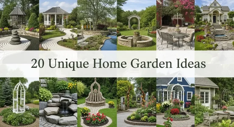 20 Unique Home Garden Ideas That Will Completely Transform Your Backyard