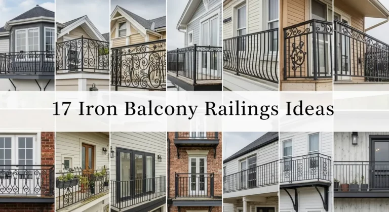 Iron Balcony Railings Ideas - 17 Beautiful Designs for Every Home Style
