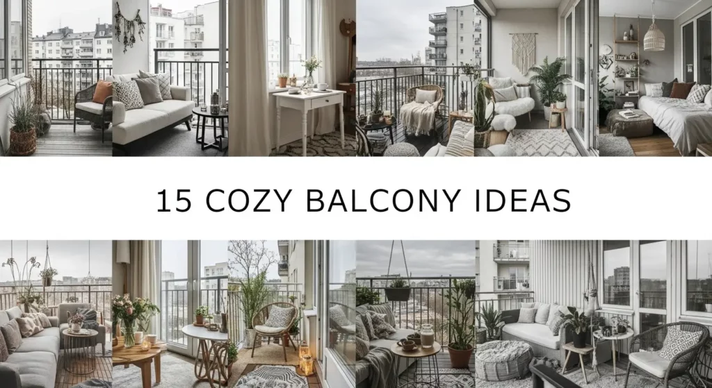 Outdoor Oasis 15 Cozy Balcony Ideas for Relaxation and Style
