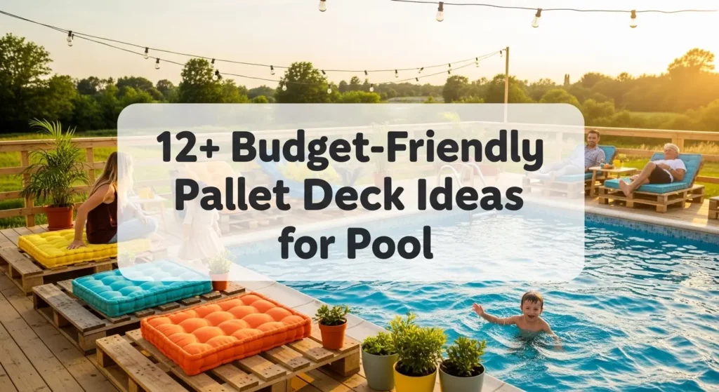 12+ Budget-Friendly Pallet Deck Ideas for Your Pool Area