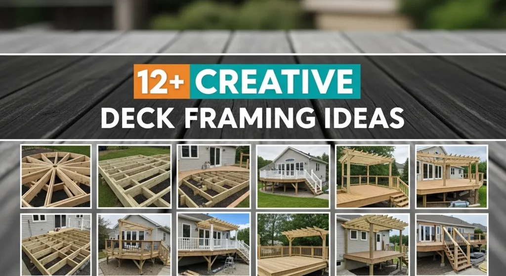 12+ Creative Deck Framing Ideas to Enhance Your Outdoor Space