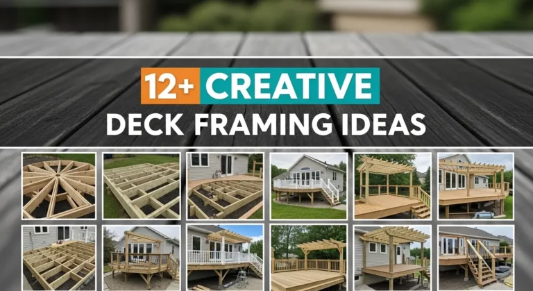 12+ Creative Deck Framing Ideas to Enhance Your Outdoor Space