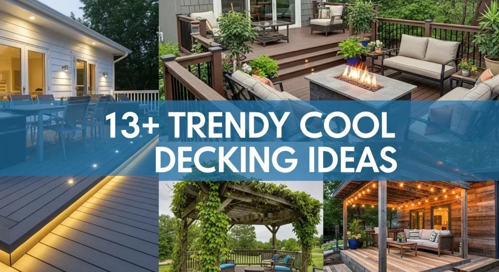 13+ Trendy Decking Ideas for a Stylish Outdoor Retreat