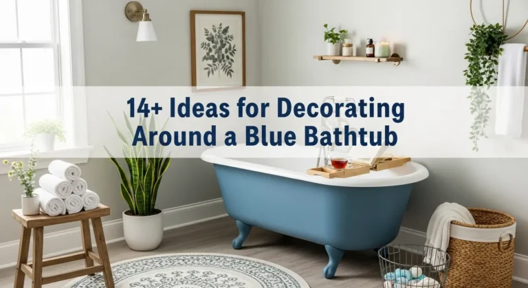 14+ Brilliant Blue Bathtub Design Ideas That'll Make Your Bathroom Shine