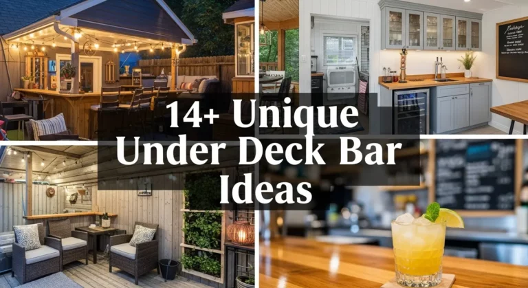 14+ Unique Under Deck Bar Ideas for Ultimate Outdoor Entertaining
