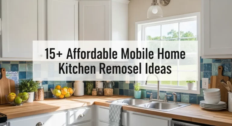 15+ Affordable Mobile Home Kitchen Remodel Ideas