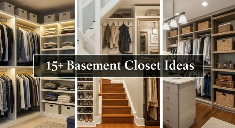 15+ Basement Closet Ideas to Maximize Your Underground Storage Space
