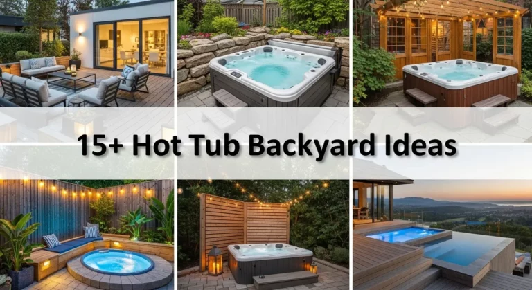 15+ Hot Tub Backyard Ideas for a Serene Outdoor Oasis