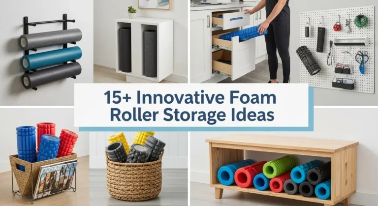 15+ Innovative Foam Roller Storage Ideas for Home Fitness Enthusiasts
