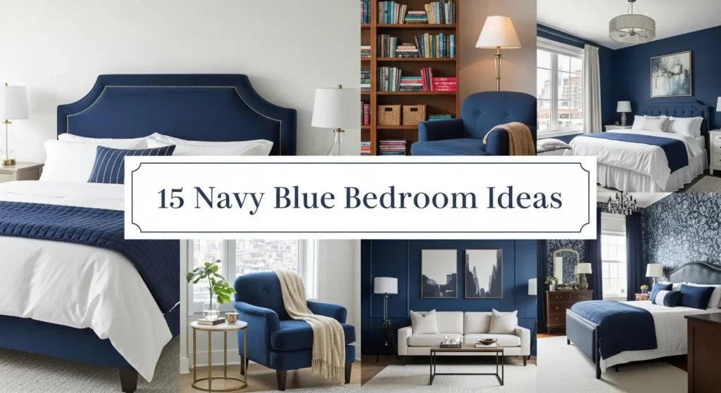 15 Navy Blue Bedroom Ideas From Coastal Charm to Modern Elegance