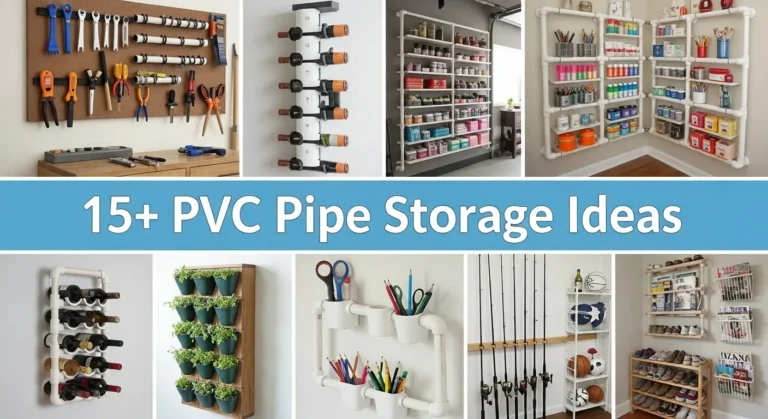 15+ PVC Pipe Storage Ideas That Organize Every Room in Your Home