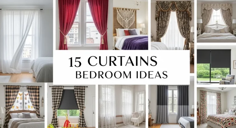 15 Stunning Curtains Bedroom Ideas to Elevate Your Sleep Sanctuary