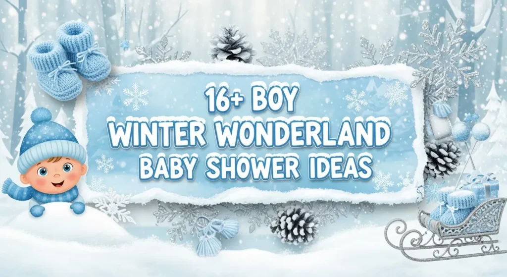 16+ Boy Winter Wonderland Baby Shower Ideas