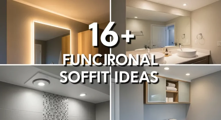 16+ Functional Bathroom Soffit Ideas for Small Spaces