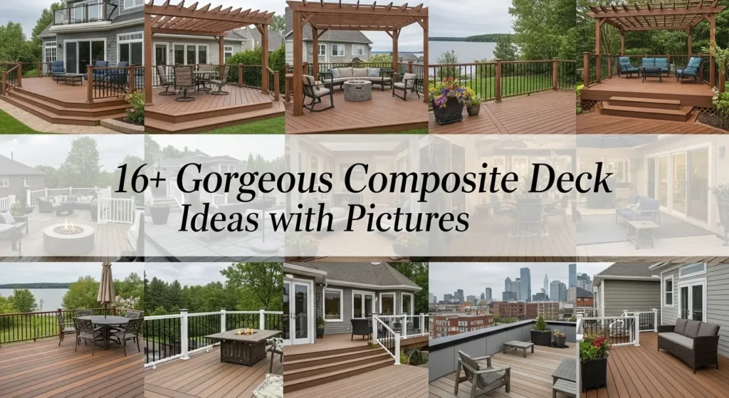 16+ Gorgeous Composite Deck Ideas with Pictures