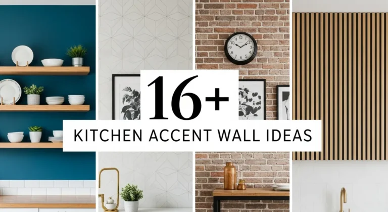 16+ Kitchen Accent Wall Ideas for Modern Homes