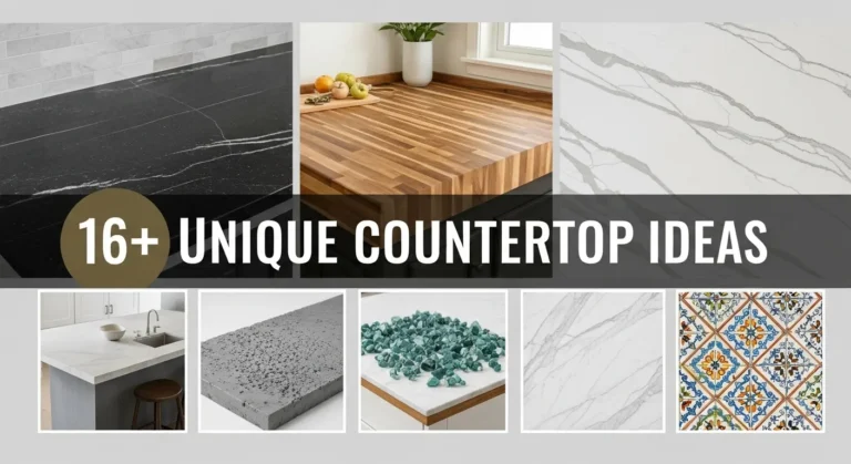 16+ Unique Countertop Ideas That Blend Beauty with Durability