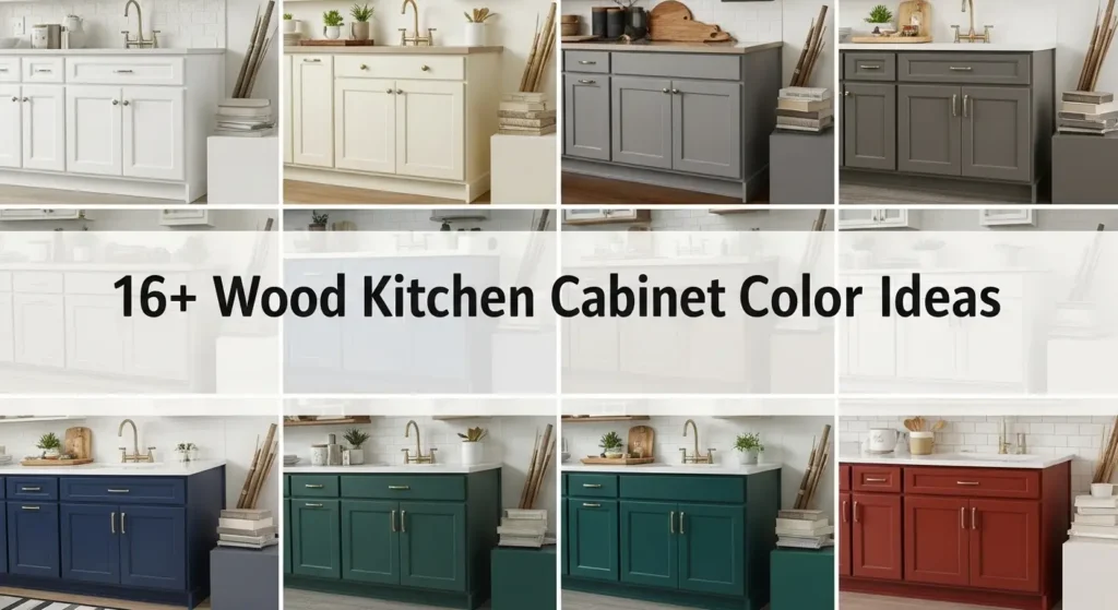 16+ Wood Kitchen Cabinet Color Ideas From Classic Stains to Bold Paint