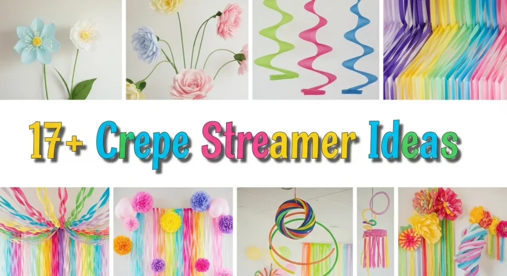 17+ Crepe Streamer Ideas to Transform Any Party Into a Magical Celebration