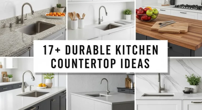 17+ Durable Kitchen Countertop Ideas for Busy Homes