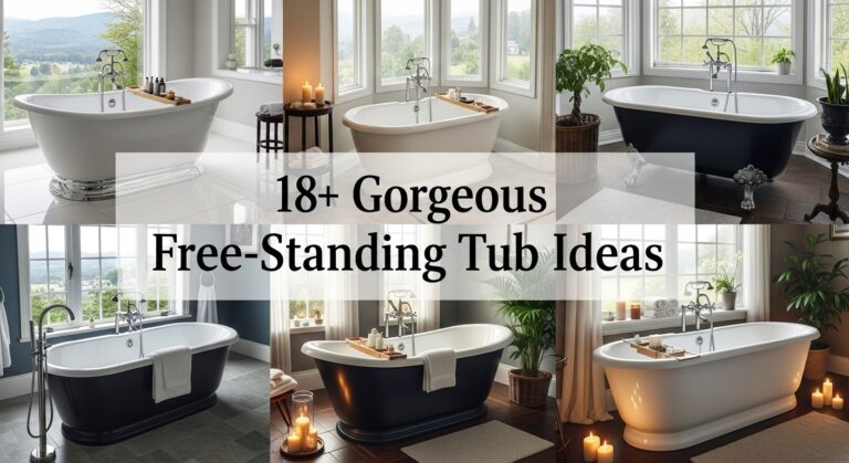 18+ Gorgeous Free-Standing Tub Ideas for Every Bathroom Style