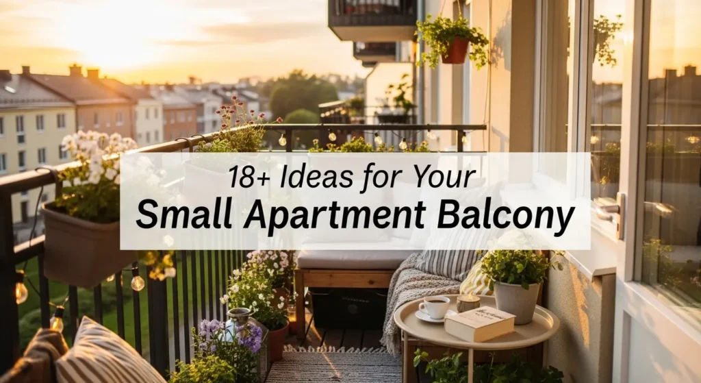 18+ Ideas for Your Small Apartment Balcony That Maximize Every Inch