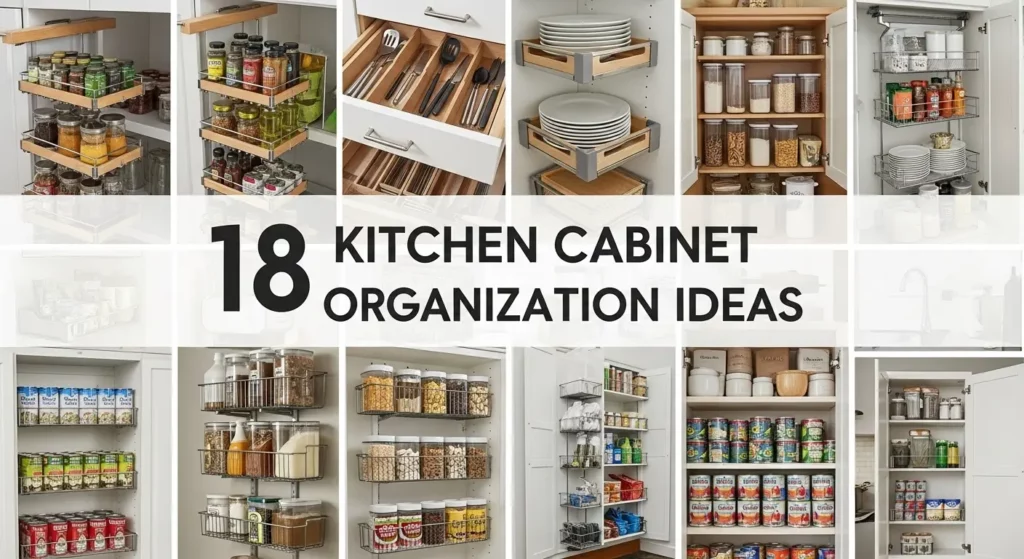 18 Kitchen Cabinet Organization Ideas From Chaos to Perfectly Organized