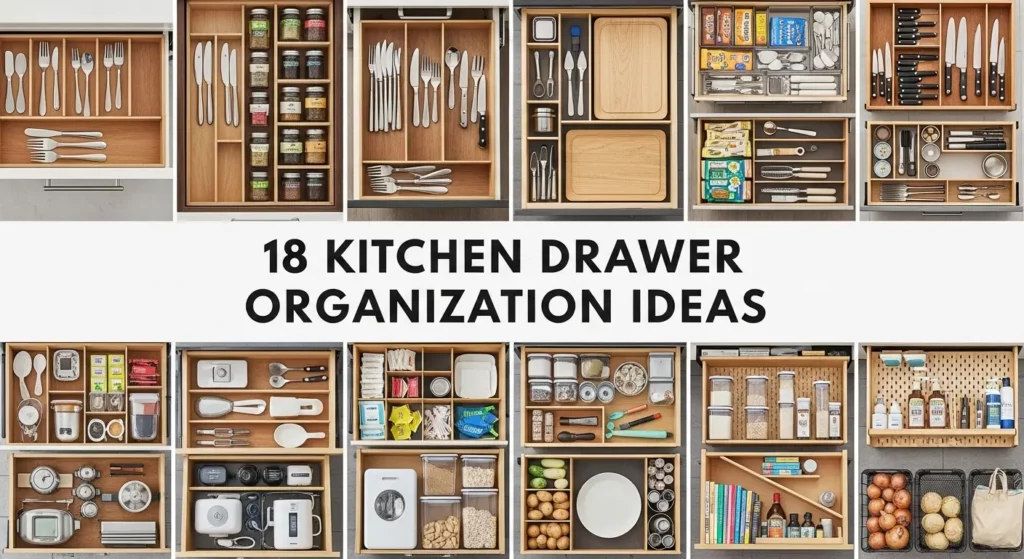 18 Kitchen Drawer Organization Ideas You'll Love From Messy to Marvelous