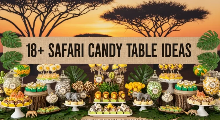 18+ Safari Candy Table Ideas That Blend Adventure Themes