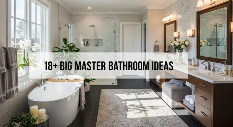 18+ Spacious Big Master Bathroom Ideas for a Grand Look