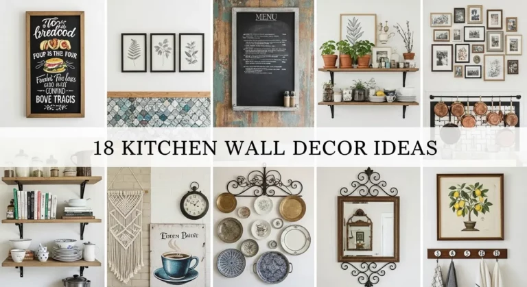 18 Stunning Kitchen Wall Decor Ideas to Maximize Style and Storage