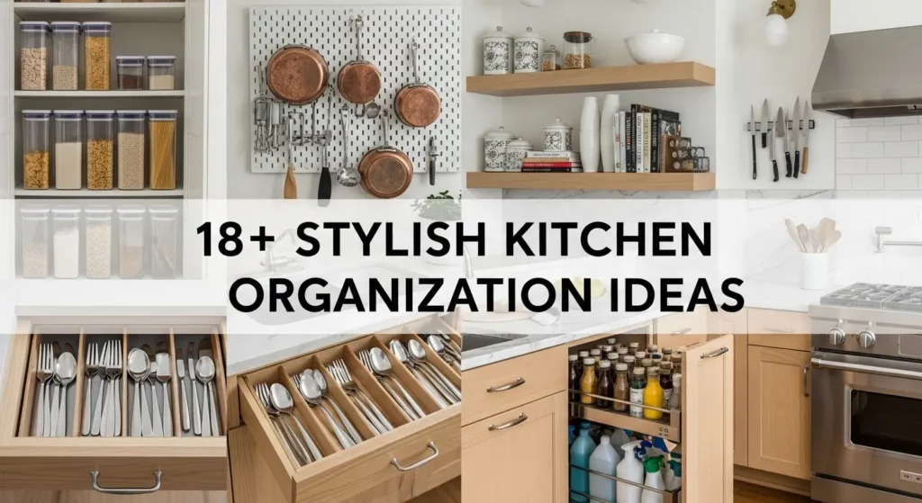 18+ Stylish Kitchen Organization Ideas for a Beautifully Tidy Space