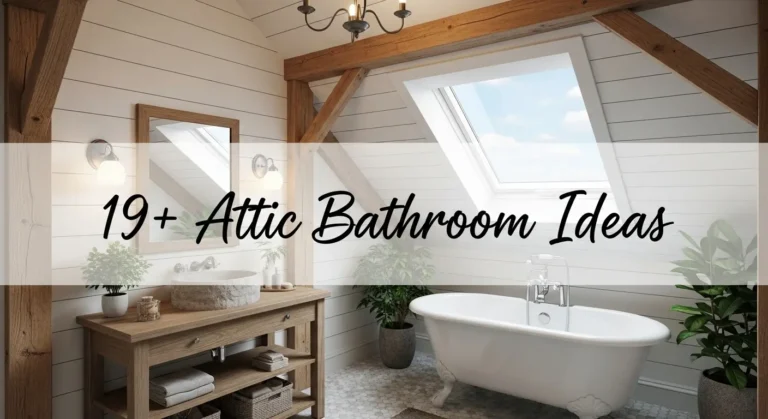 19+ Attic Bathroom Ideas to Transform Your Unused Space Into Luxury