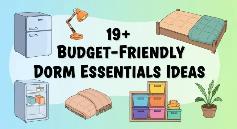 19+ Budget-Friendly Dorm Essentials Ideas to Enhance Your College Experience