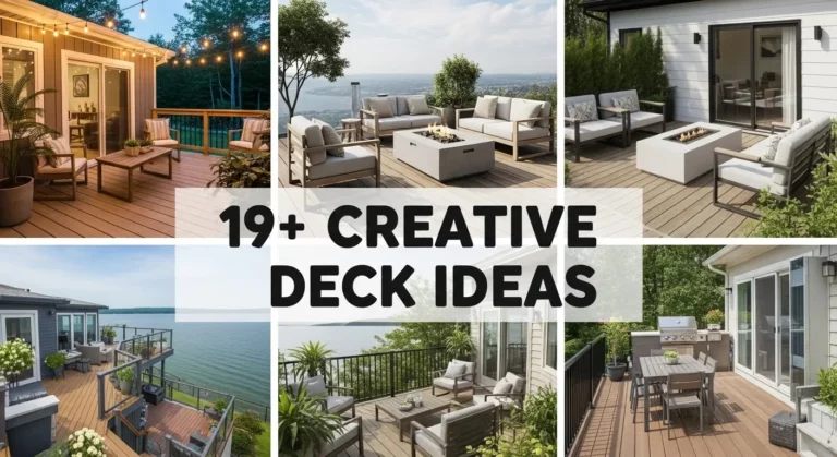 19+ Creative Deck Ideas to Elevate Your Backyard