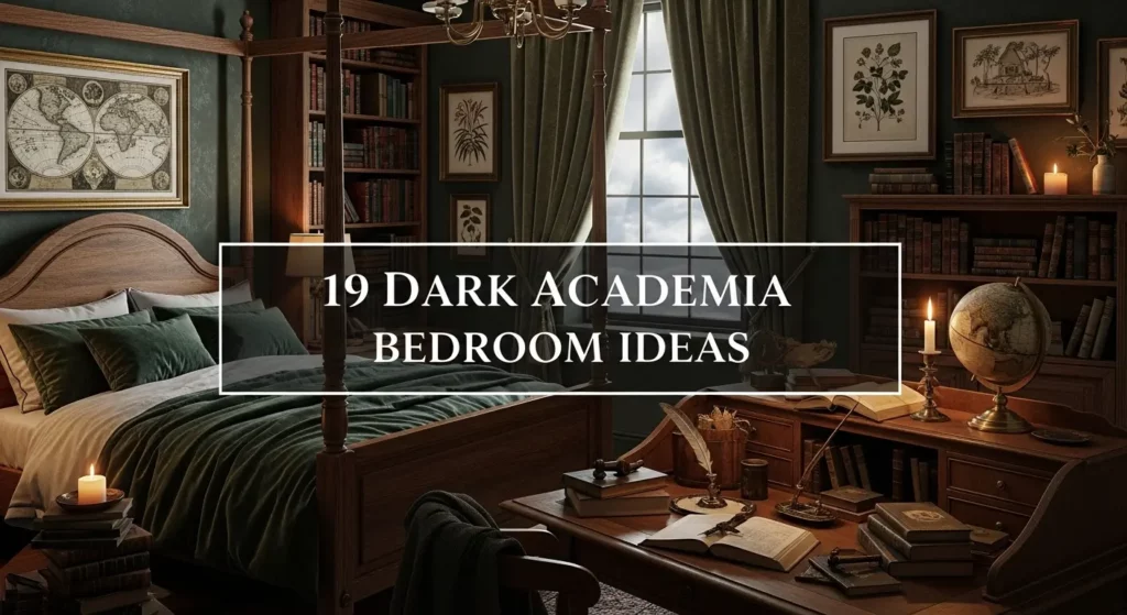 19 Dark Academia Bedroom Ideas Classical Architecture Meets Cozy Comfort