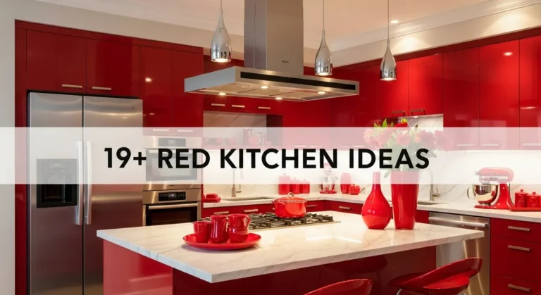 19+ Fiery & Fabulous Red Kitchen Ideas for Modern Homes