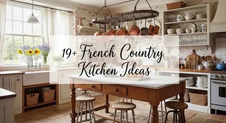 19+ French Country Kitchen Ideas with Authentic Hues