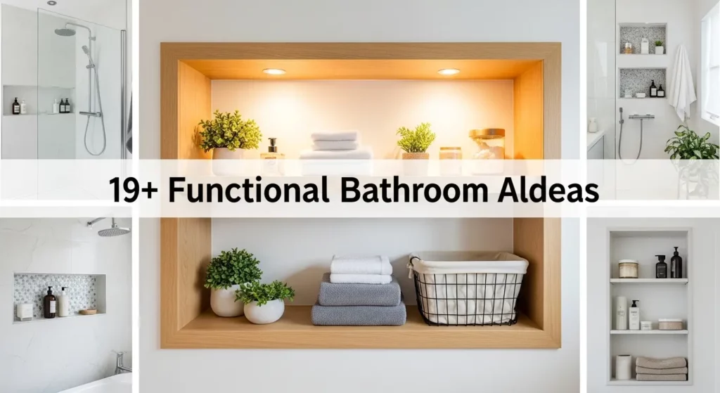 19+ Functional Bathroom Alcove Ideas for Better Organization