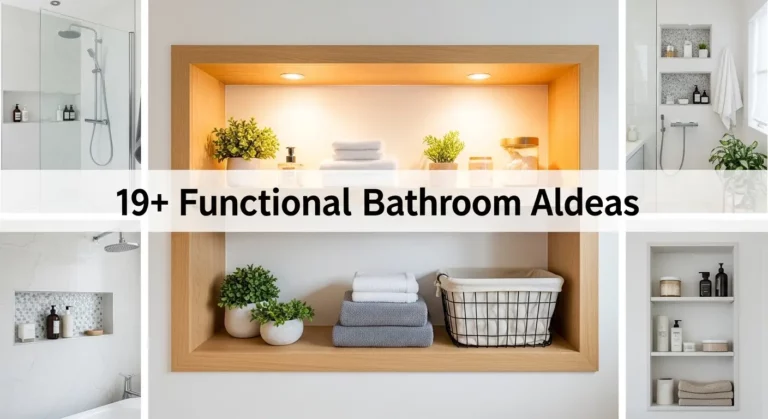 19+ Functional Bathroom Alcove Ideas for Better Organization