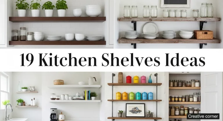 19 Kitchen Shelves Ideas That Will Transform Your Cooking Space