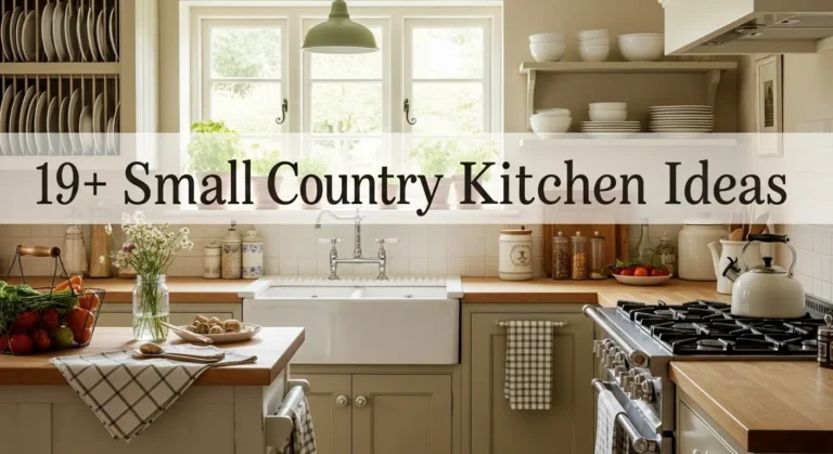 19+ Small Country Kitchen Ideas to Maximize Charm in Compact Spaces