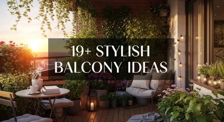 19+ Stylish Balcony Ideas to Create the Perfect Retreat