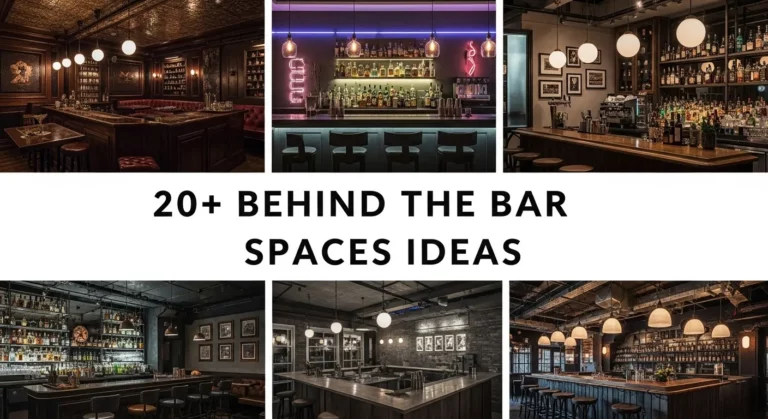 20+ Inspiring Behind the Bar Space Ideas for a Chic and Efficient Setup