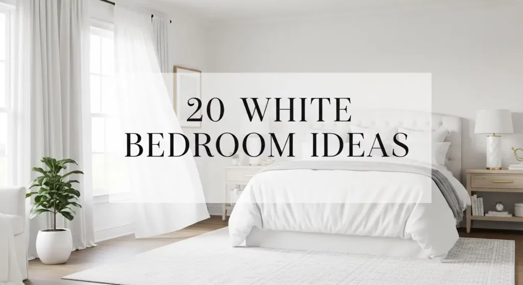 20 Timeless Elegance White Bedroom Ideas for Modern Living