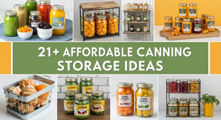 21+ Affordable Canning Storage Ideas