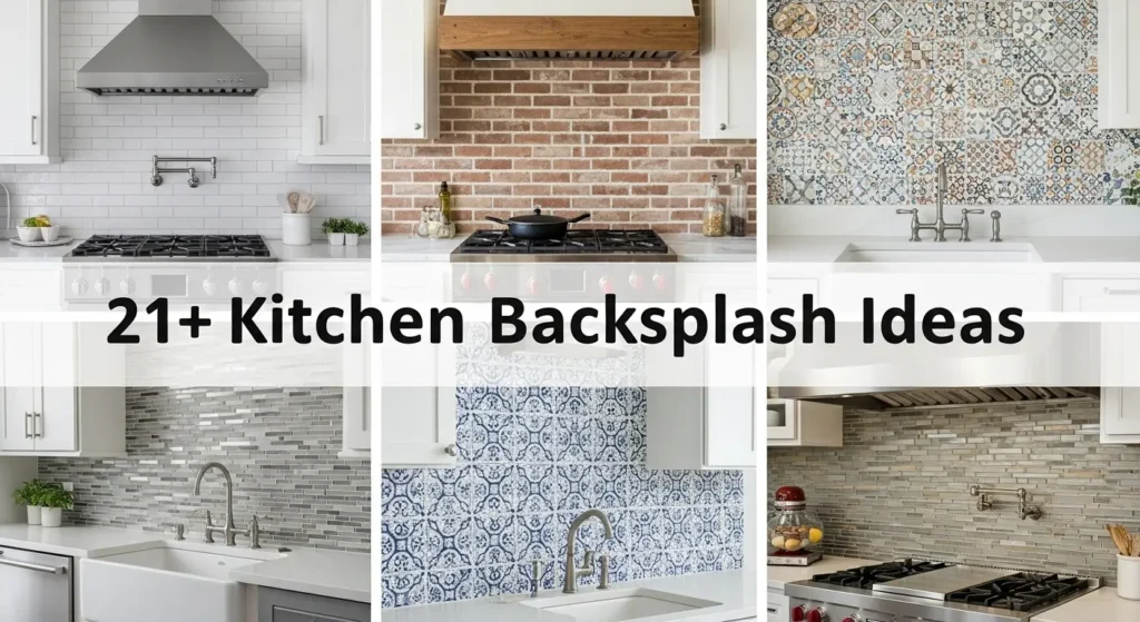 21+ Kitchen Backsplash Ideas That Make Small Kitchens Look Bigger