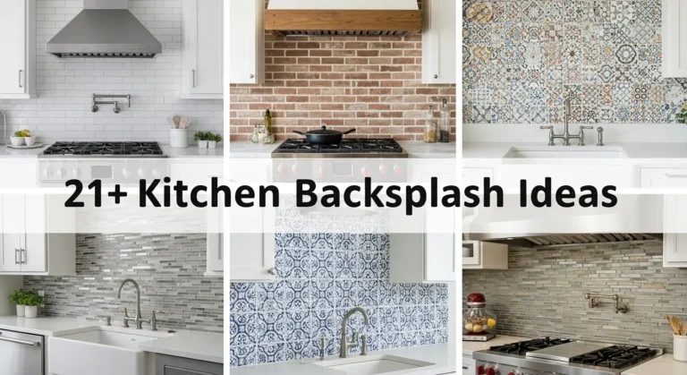 21+ Kitchen Backsplash Ideas That Make Small Kitchens Look Bigger