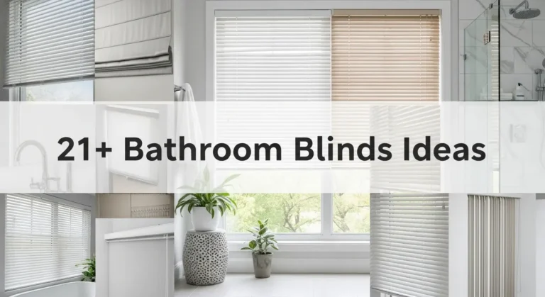 21+ Waterproof & Stylish Bathroom Blinds Ideas