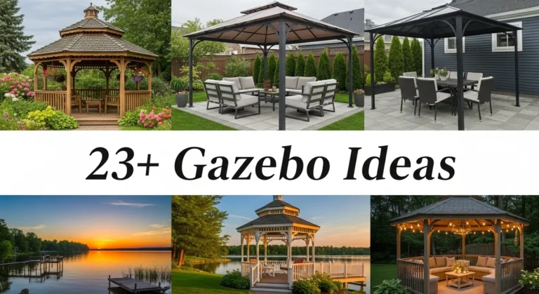 23+ Gazebo Ideas for Small Yards That Maximize Outdoor Living